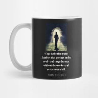 Emily Dickinson poetry: Mug